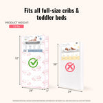 Dream On Me Twilight 80 Coil Spring Crib and Toddler Bed Mattress, Wave Pink, 5"
