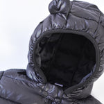 Toddler Baby Girl Winter Puffer Jacket Coat Hooded Light Weight Padded Outwear Black 18-24 M