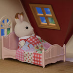 Calico Critters Red Roof Cozy Cottage Dollhouse Playset with Figure, Furniture and Accessories