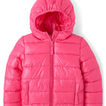 Gymboree,and Toddler Puffer Jacket,Pink,18-24 Months