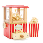 Le Toy Van - Wooden Honeybake Retro Popcorn Machine | Cinema, Kitchen Or Movies Pretend Play | Movie Night Role Kids Play Toy