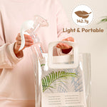NCVI Manual Breast Pump 20mm Flange and Silicone Breast Milk Collector Catcher, BPA Free