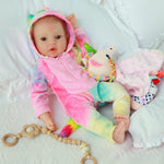 Baby Dolls, 18 inches Large Realistic Cute Soft Body Baby Doll Real Life Baby Dolls Girl, with Bottles & Pacifier, Diapers and Bibs, Gift Idea for Ages 3+