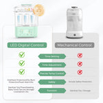 Bottle Sterilizer and Dryer, All-in-One Electric Steam Sterilizer Bottle Sanitizer for Baby Bottles, Pump Parts Accessories Newborn Essential (Green)