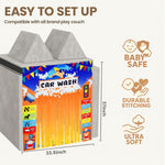 HAJOROM Play Panel for Kids Play Couch 4 PCS Childrens Play Panel for Toddler Foam Sofa (Play Couch not Included) (4 Styles)