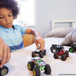 Hot Wheels Monster Trucks Set, 1 Toy Truck in 1:64 Scale & 1 Crushable Car, Vehicle Play for Kids & Collectors (Styles May Vary)