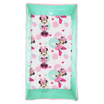 Bright Starts Disney Baby Minnie Mouse TuckAway Travel Tub, Converts Shower to Bathtub, Folds to Store, Easy to Clean, Portable Baby Bathtub for Travel, 12M-5Y