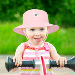 Baby Toddler Sun Hat,Kids Summer UPF 50+ Foldable Beach Bucket Hat for Boys Girls Children 6-24 Months