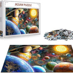 Jigsaw Puzzles 1000 Pieces for Adults, Families (Space Traveler, Solar System) Pieces Fit Together Perfectly