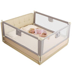 BabyAlly Quick Assembled Bed Rail for Baby, Foldable Toddlers Bed Rails, Height Adjustable Bed Rail Guard, Steady and Safty for King Size Bed (2 Sides 78.7"+1 Side 74.8'')