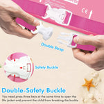 Chriffer Kids Swim Vest Life Jacket for 30-55 Pounds Boys and Girls, Toddler Floaties with Shoulder Harness Arm Wings for 2,3,4,5,6,7 Years Old Baby