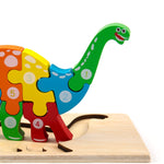 Montessori Mama Wooden Toddler Puzzles for Kids Ages 2-4, Montessori Toys for 3 Year Old, Animal Toddlers Toys Ages, 4-Pack Learning Toddler Puzzle