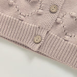 Curipeer Baby Girls Knitted Cardigan Pompoms Sweater Infant Jacket Outerwear for Autumn 6M