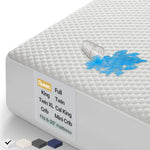 Ohgeni 100% Waterproof Mattress Protector, Queen, Fitted Sheet with Stretchable Pockets, Deep Sleep Noiseless Soft. Breathable Cooling Hypoallergenic Material, Mattresses Cover for Bed