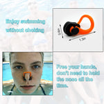 Zooshine 10Pcs Swimming Nose Plugs,Swim Nose Clips for Adults Kids(Age 8+)