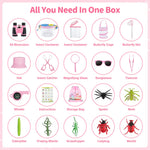 GIFTINBOX Bug Catcher Kit for Kids - Outdoor Explorer Toys Set for Kid - Bug Catching Kits with Binoculars Nature Adventure Toy for Girls Boys - Toddler Exploration Gifts for Girl 3-12 Years Old