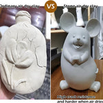 ReArt Stone Air-Dry Clay Modelling, 2.2 pounds Ideal for Beginners and Advanced Sculptors All-Purpose Modeling Clay (White)