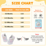 FEETCITY Baby First Walking Shoes Girls Boys Wide Infant Shoes Baby Slip On Sneakers Lightweight Barefoot Crib Shoe