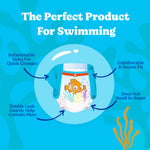 Huggies Little Swimmers Disposable Swim Diapers, Size 3 (16-26 lbs), 20 Ct