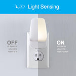 GE LED Night Light, Plug-in, Dusk to Dawn Sensor, Warm White, Ambient Lighting, Ideal Kids Adults Nightlight for Bedroom, Bathroom, Nursery, Hallway, Kitchen, 30966, 2 Pack