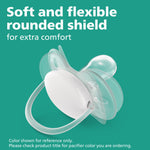 Philips AVENT Ultra Soft Pacifier, 6-18 Months, Hello Princess & Swan Designs, 4 Pack, SCF223/42, Pink