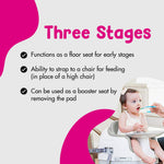 Bumbo 3-in-1 Baby Multi Seat Booster with Feeding Tray, 6-36 Months Old, Taupe