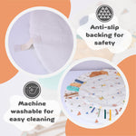 MOVA Baby Play Gym Baby Play Mat for Babies 0-6 0-12 Months Baby Tummy Time Play Mat Infant Play Mat for Babies Baby Activity Mat Gym for Floor Baby Playmat for Babies Newborn Play Mat Gift Boys Girls