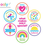 Ooly Oh My Glitter Gel Pens - Set of 4 Cute School and Art Supplies for Girls, Planner Pen with Comfort Grip, Ideal Retractable Glitter Pens for Decorations & Office Use