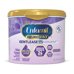 Enfamil NeuroPro Gentlease infant formula container on a white background
