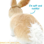 Ridley The Rabbit - 11 Inch Realistic Stuffed Animal Plush Bunny