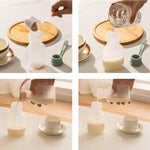 Platinum Silicone Milk Storage Bags for Breast Milk | 2-Pack 8 oz Leak-Proof Self-Standing |Reusable Food Pouches| BPA-Free, Odor-Free, Eco-Friendly, Completely Plastic Free