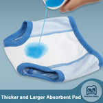 MooMoo Baby Potty Training Underwear 10 Packs Absorbent Toddler Training Pants for Boys and Girls Cotton 3T