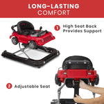 Jeep Classic Wrangler 3-in-1 Grow with Me Walker by Delta Children, Red