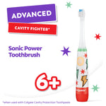 Colgate Cavity Fighter Kids Battery Electric Toothbrush with Timer Bundle