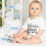 Baby Boy Gifts for Baby Shower,Baby Boy Gifts Basket Includes Newborn Blanket,Essentials Infant Rattle Socks Elephant Toys Onesies