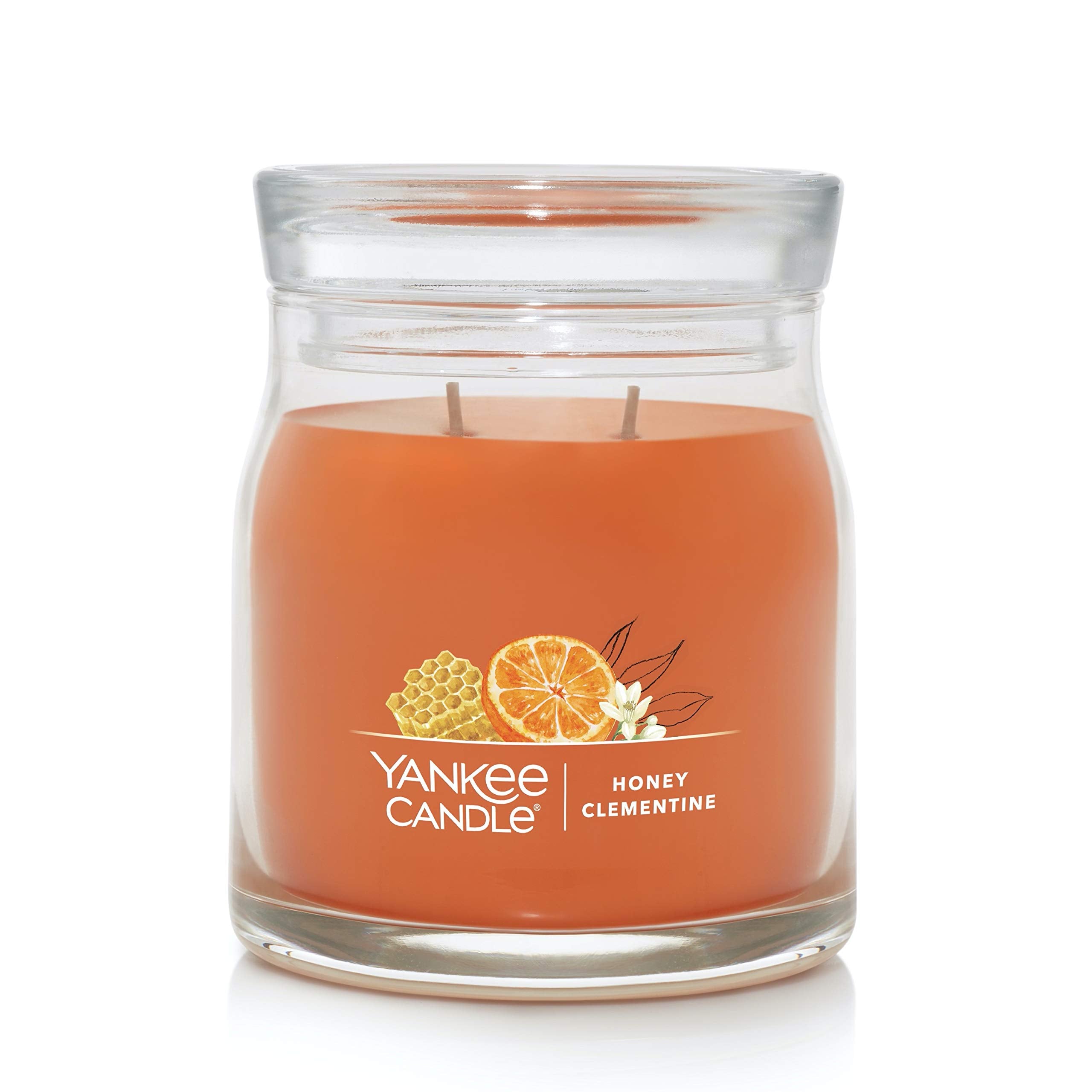 Yankee Candle Sage & Citrus Scented, Classic 22oz Large Jar Single Wick Candle, Over 110 Hours of Burn Time, Ideal for Home Decor and Gifts