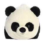 Aurora® Adorable Spudsters™ Pei Panda™ Stuffed Animal - Round Shape Makes for Comforting Cuddles - Perfect for Kids All Ages and Animal Loving Adults - Black 11 Inches