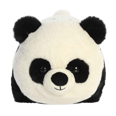 Aurora® Adorable Spudsters™ Pei Panda™ Stuffed Animal - Round Shape Makes for Comforting Cuddles - Perfect for Kids All Ages and Animal Loving Adults - Black 11 Inches