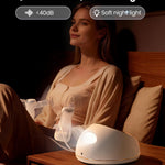 NCVI Electric Breast Pump F1 Pro, Micro-Vibration with Hospital-Grade Suction for Comfort & Efficiency, Long-Lasting Battery, Independent Suction & Rhythm for Each Breast, Portable Breastfeeding Pump