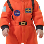 LXKIKMM Baby Toddler Boy Astronaut Costume Space Suit Cosplay Party Jumpsuit Halloween Rompers