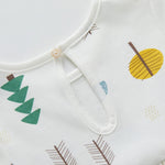 pureborn Baby Girls Dress Short Sleeve Summer Cotton Casual Playwear Dresses Coloful Fox 6-9 Months
