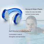 Zooshine 4 Pack Silicone Swimming Nose Plugs,Swim Nose Clip for Adults Kids(7+),Keep Water Out of You Nose,with Storage Box