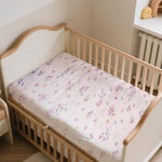 MorroMorn Baby Crib Sheets Fitted Crib Sheet for Boys Girls, for Standard Crib and Toddler Mattress, Super Soft Jersey Knit Microfiber, Cute Neutral, Baby Bed Sheet, 28x52x8in, (Animals)