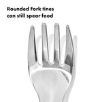 OXO Tot On-The-Go Fork and Spoon Set - Blossom
