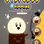 WANIDEA Cute Ghost Night Light, Warm Light Rechargeable Stepless Dimming Night Lights for Bedroom, Cute Little Buddy Ghost Anime Gifts, Funny Kids Room Decor for Teen Girls