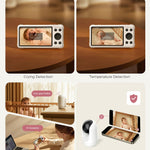 Momcozy Smart WiFi Baby Monitor with Camera and Audio, 5" 1080P Screen with Wall Mount, Motion & Cry Detection, Safe Fence,Clear Night Vision, 5000mAh Battery, 2-Way Talk, Photo & Video Recording,BM04