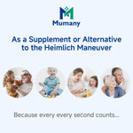 Mumany Choking Rescue Device, FSA HSA Eligible Portable Suction Rescue Device First Aid Kit for Kids and Adults, Portable Airway Suction Device-Home Kit