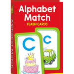 School Zone Alphabet Match Flash Cards: 56 Cards, Preschool, Kindergarten, ABC's, Letters, Matching, Beginning Sounds, Letter-Picture Recognition, Ages 4+