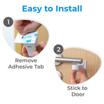 6-Pack Door Lever Lock for Child Safety - Baby Proofing - Child Proof Handle Locks