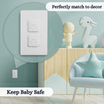 Bates- Outlet Covers Child Proof, 10 Pack, White, 3 Prong Outlet Covers